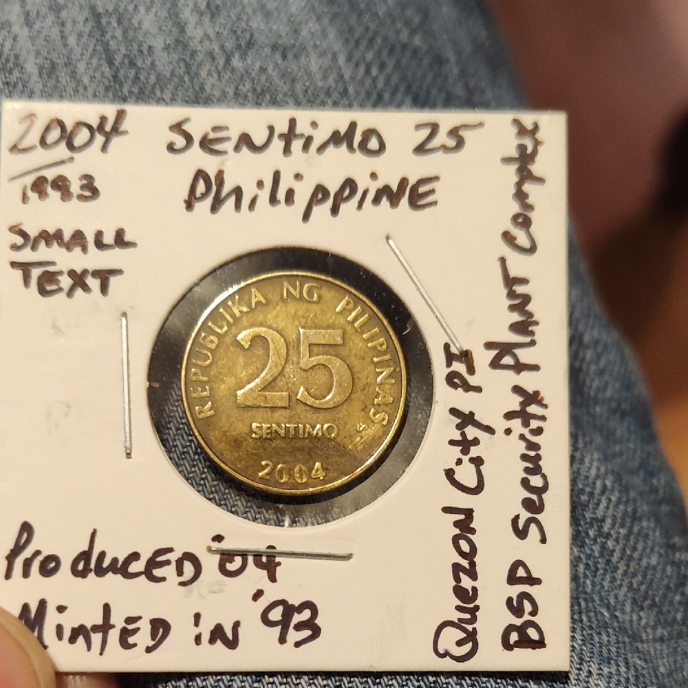 Philippine 25 Sentimo Coin